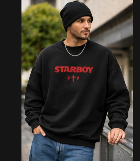 Weeknd Starboy oversized sweatshirt