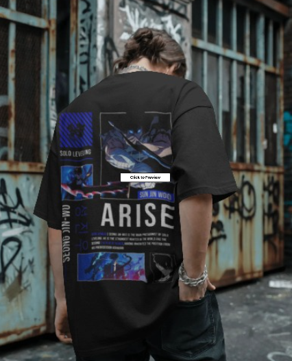 Solo leveling unisex oversized-T shirt