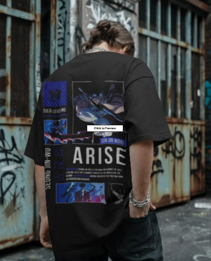 Solo leveling unisex oversized-T shirt