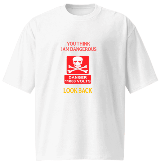 THINK AGAIN Unisex Oversized T-shirt